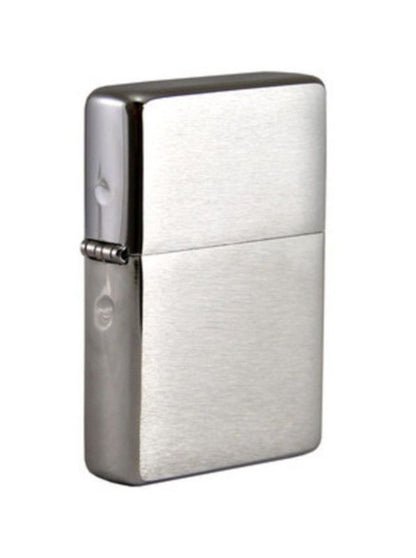 Zippo Brushed Chrome Vintage Vintage Series 1937 Lighter Without Slashes #230.25