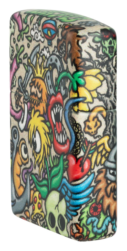 Zippo 540 Colorful Tattoo Design, Windproof Lighter #48394