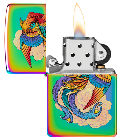 Zippo Mythical Phoenix Design, Multi Color Lighter #48607