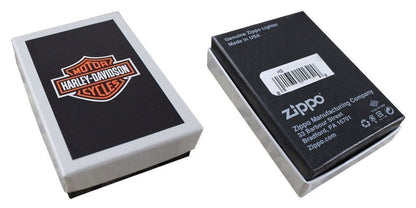 Zippo Harley-Davidson Logo Black Matte Finish H-D Lighter #218HD.H252