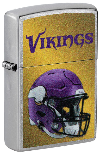 Zippo NFL Minnesota Vikings Football Team, Street Chrome Lighter #48439