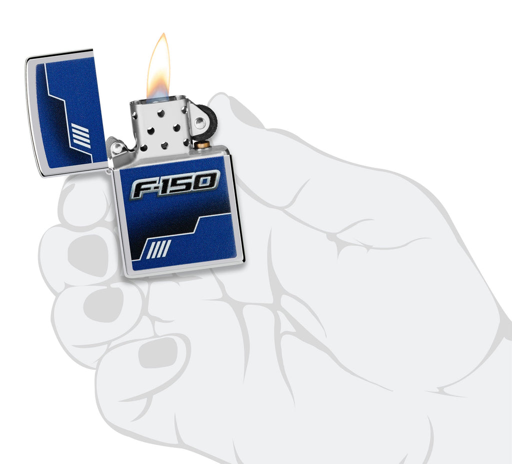 Zippo Ford F-150 Design, High Polish Chrome Lighter #48403