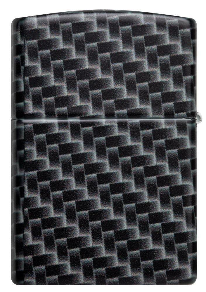 Zippo Carbon Fiber Design, 540° Color Wrap, Genuine Windproof Lighter #49356