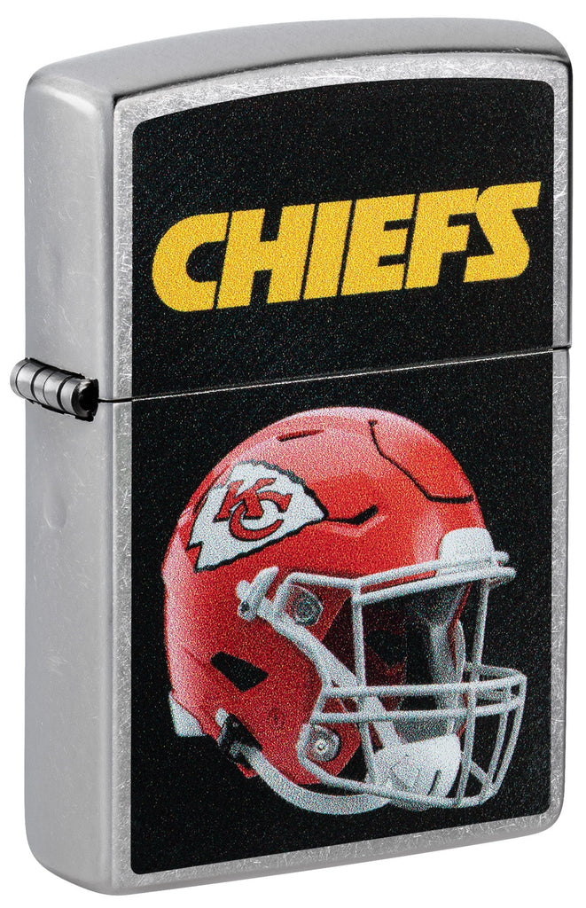 Zippo NFL Kansas City Chiefs Football Team, Street Chrome Lighter #48434