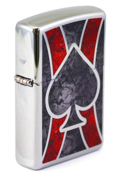 Zippo Ace Lighter, High Polish Chrome, Fusion, Windproof #28952