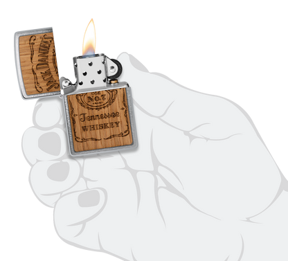 Zippo WOODCHUCK Jack Daniels Tennesse Whiskey Lighter #48392
