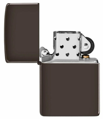 Zippo Classic Brown Deep Chestnut Sheen, Genuine Windproof Pocket Lighter #49180