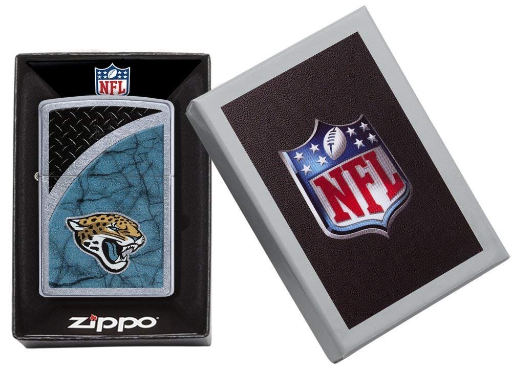 Zippo NFL Jacksonville Jaguars Football Team, Windproof Lighter #29365