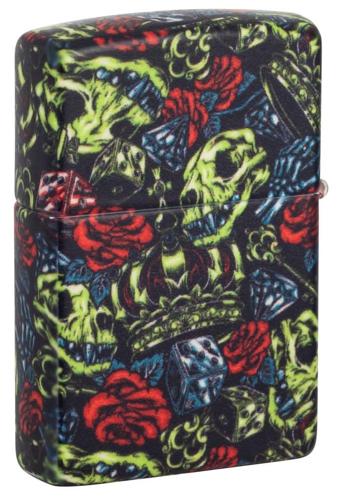 Zippo 540° Glow In The Dark Design, Windproof Lighter #49696