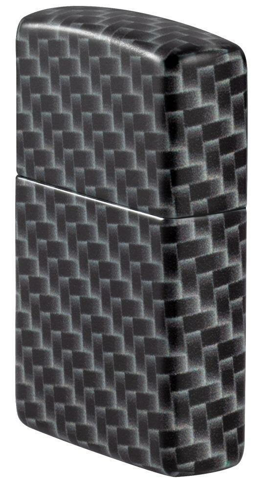 Zippo Carbon Fiber Design, 540° Color Wrap, Genuine Windproof Lighter #49356