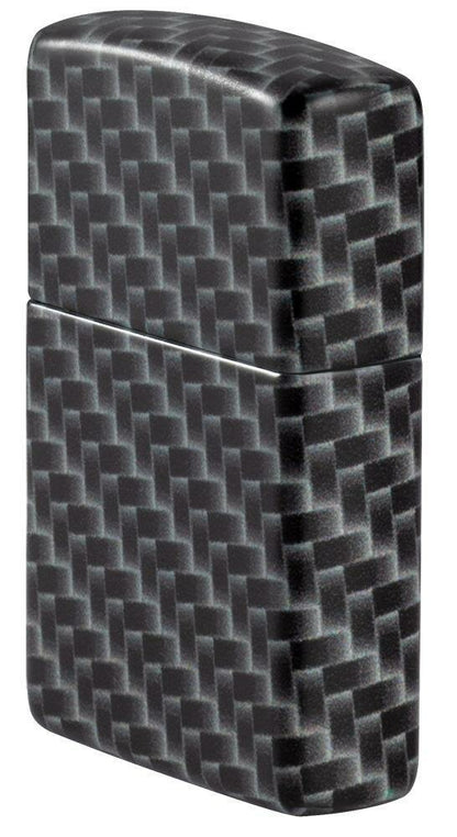 Zippo Carbon Fiber Design, 540° Color Wrap, Genuine Windproof Lighter #49356