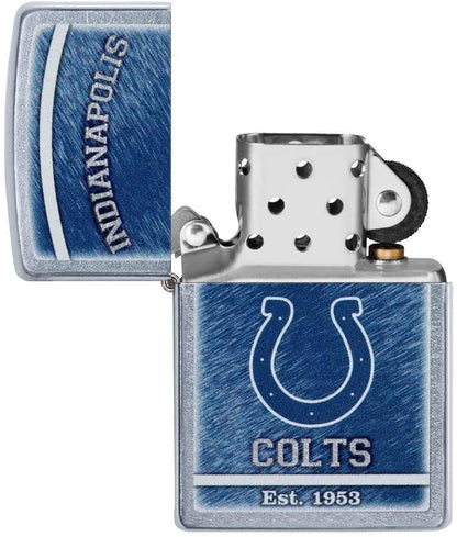 Zippo NFL Indianapolis Colts, Street Chrome Finish, Windproof Ligher #29945