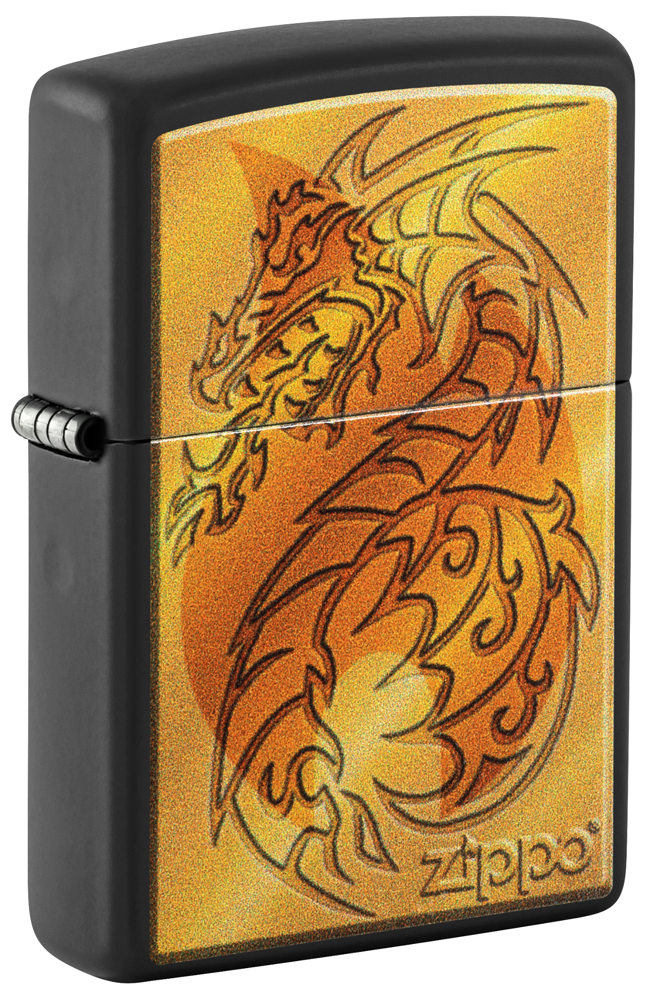 Zippo Mythological Dragon Design, Black Matte Lighter #48364