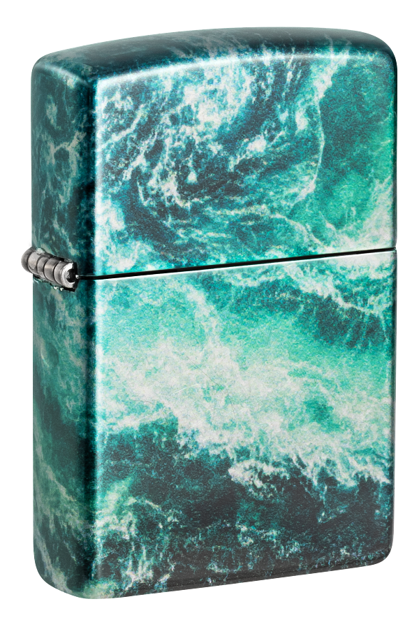 Zippo Wild Rapids 540 Fusion Design, Tumbled Chrome Lighter #48621