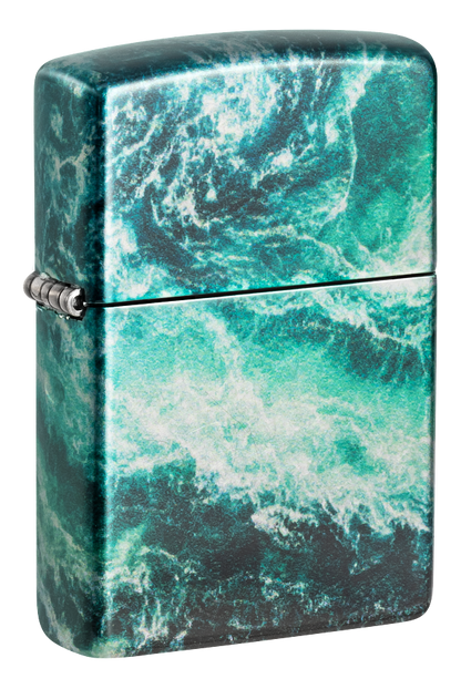 Zippo Wild Rapids 540 Fusion Design, Tumbled Chrome Lighter #48621