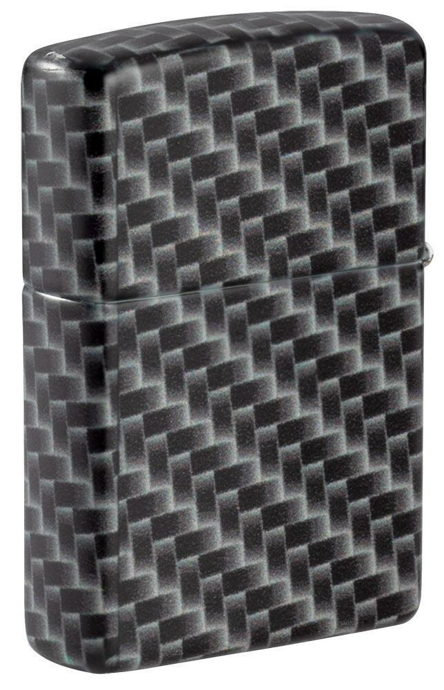 Zippo Carbon Fiber Design, 540° Color Wrap, Genuine Windproof Lighter #49356