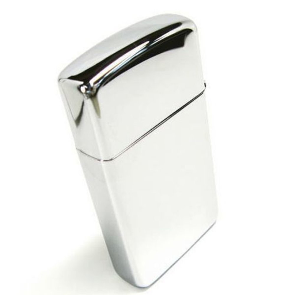 Zippo Slim, High Polish Chrome Finish, Genuine Windproof Slim Lighter #1610