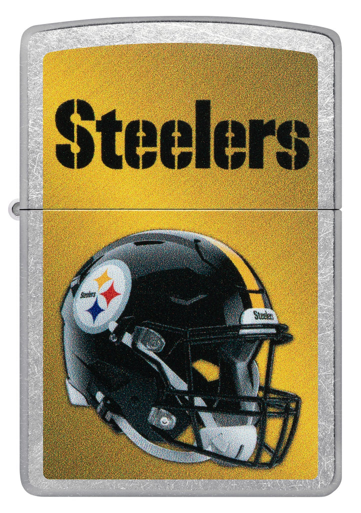 Zippo NFL Pittsburgh Steelers Football Team, Street Chrome Lighter #48445