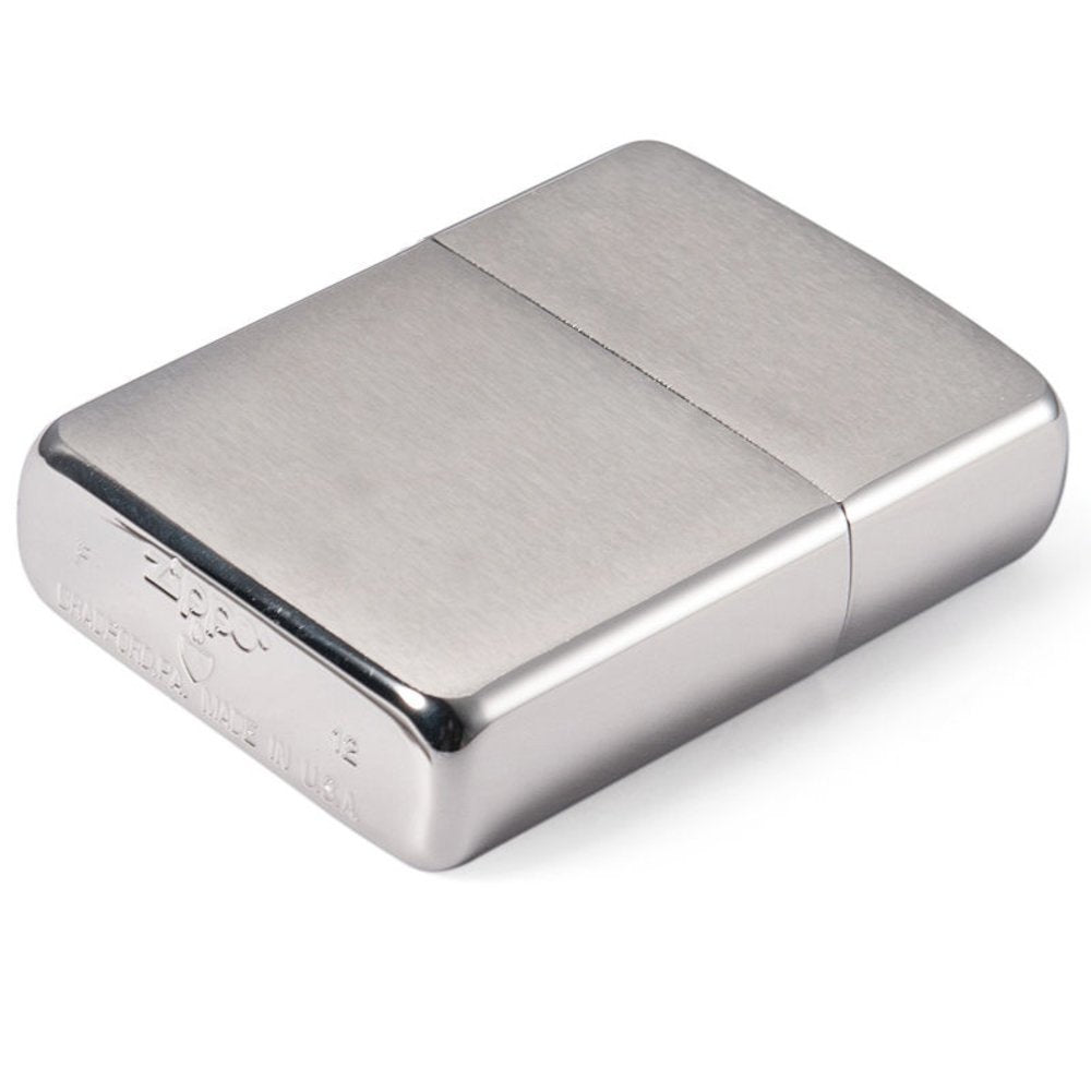 Zippo Armor Lighter, Brushed Chrome, Windproof Pocket #162