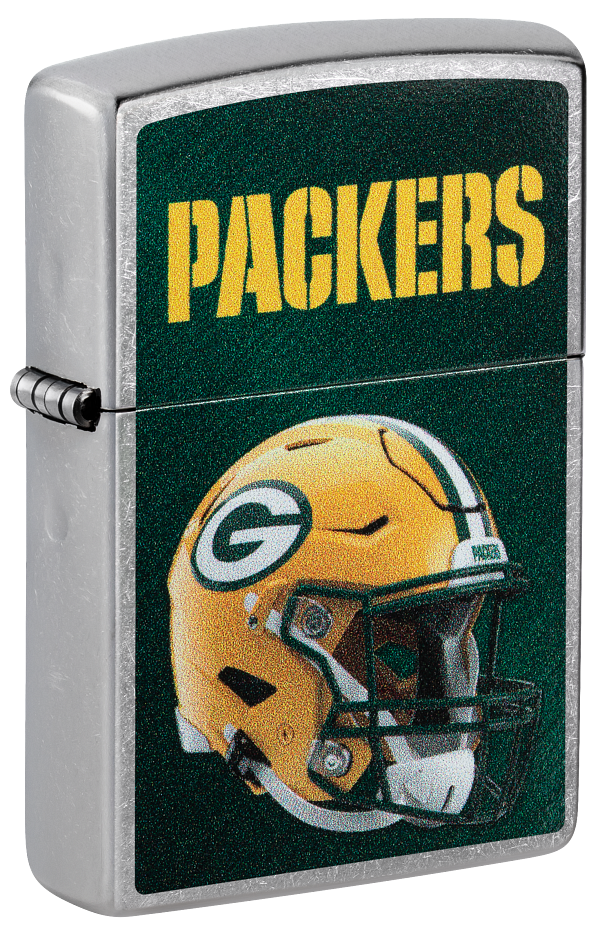 Zippo NFL Green Bay Packers Footbal Team, Street Chrome Lighter #48429