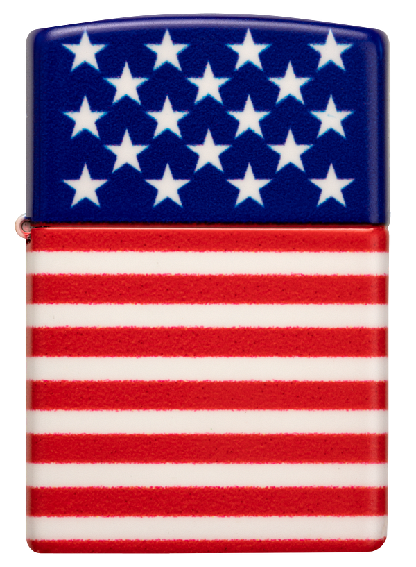 Zippo American Flag 540 Wrap Design Matte Lighter #48700