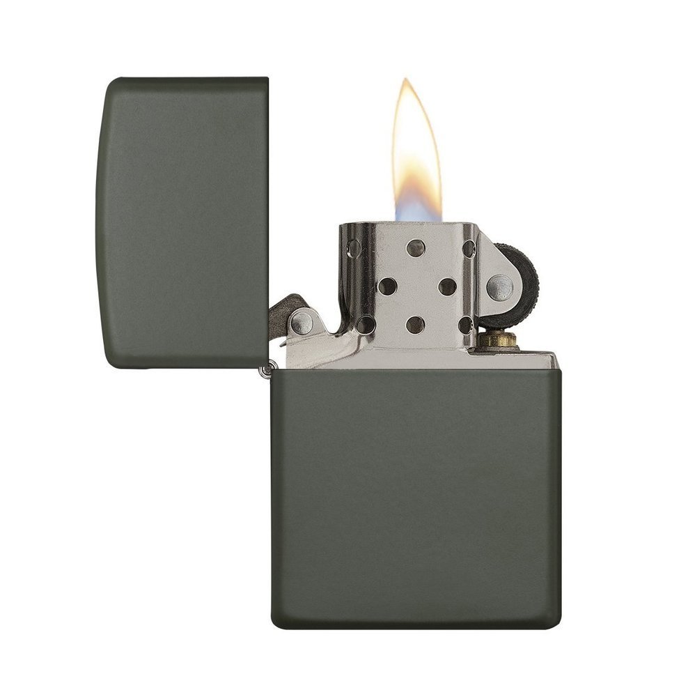 Zippo Green Matte Lighter #221