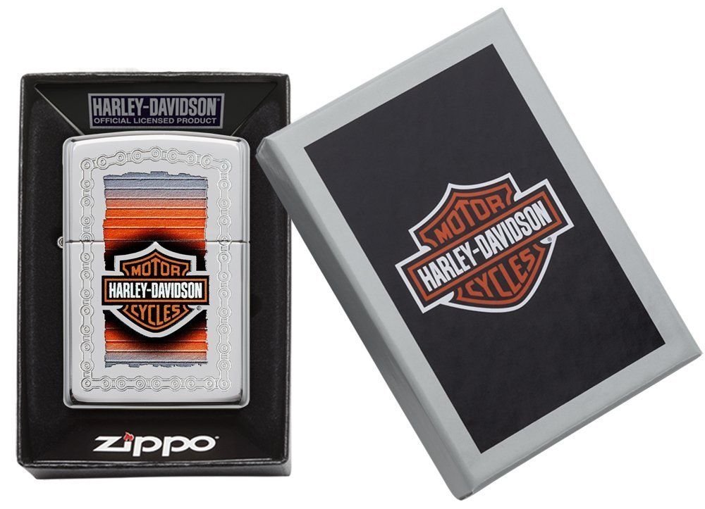 Zippo Harley-Davidson Chain Lustre High Polish Chrome #29559