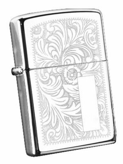 Zippo High Polish Chrome Venetian 352, Good For Engraving Windproof Lighter #352