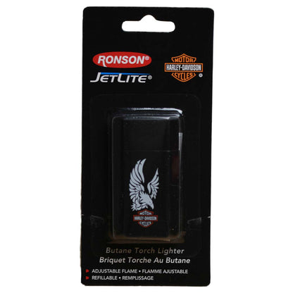 Ronson Harley Davidson JetLite Butane Torch Lighter, 12 Unit Display Pack #43524