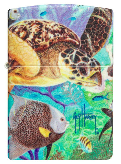 Zippo Guy Harvey 540° Glow-in-the-Dark Ocean Life Lighter #49819