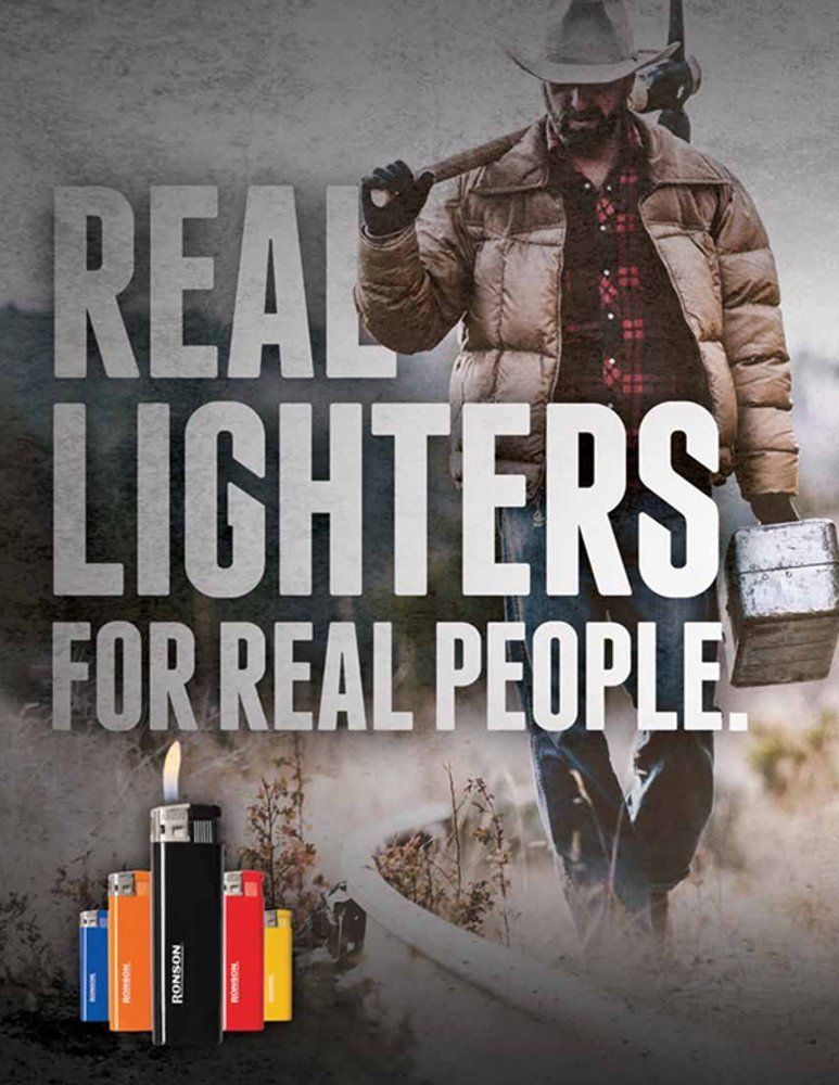 Ronson RDL Set of 5 Disposable Lighters, Electronic Ignition #41805