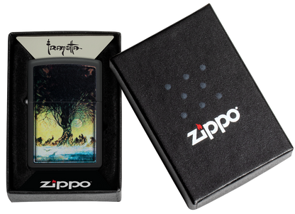 Zippo Frank Frazetta Swamp Design, Black Matte Lighter #48376