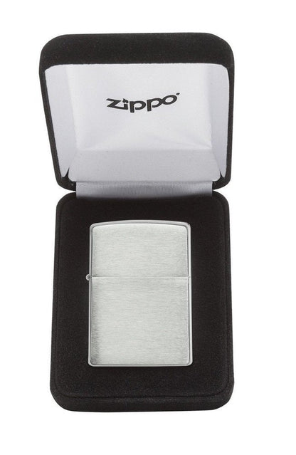 Zippo Armor Brushed Finish Sterling Silver Pocket Lighter, in Gift Box #27