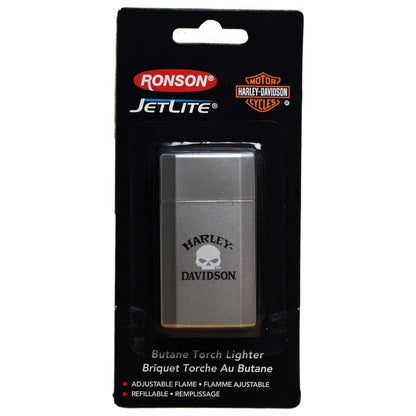 Ronson Harley Davidson JetLite Butane Torch Lighter, 12 Unit Display Pack #43524