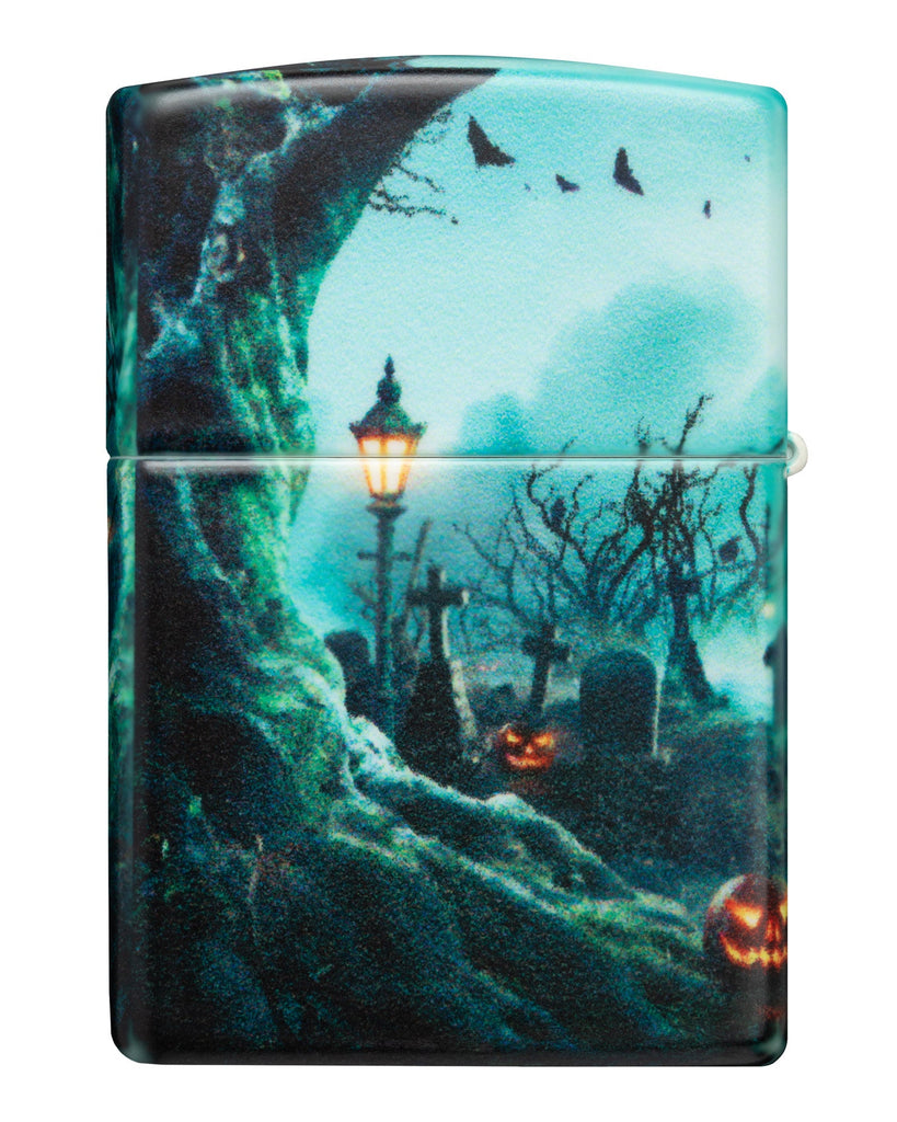 Zippo 540 Haunted House Halloween Design Lighter #48389