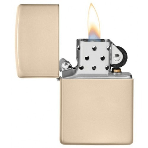 Zippo Flat Sand Base Model, Windproof Lighter #49453