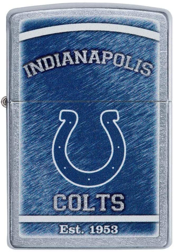 Zippo NFL Indianapolis Colts, Street Chrome Finish, Windproof Ligher #29945