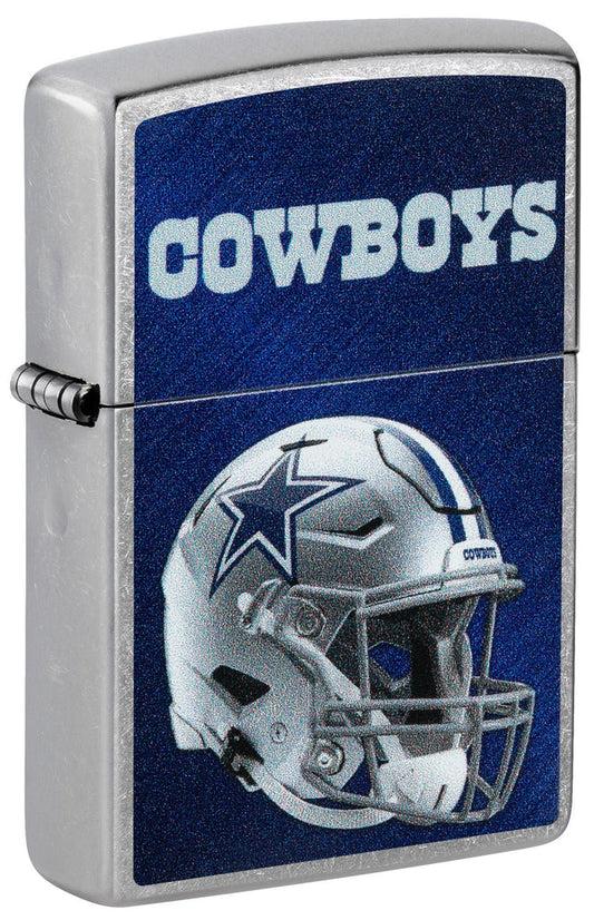 Zippo NFL Dallas Cowboys Football Team, Street Chrome Lighter #48426