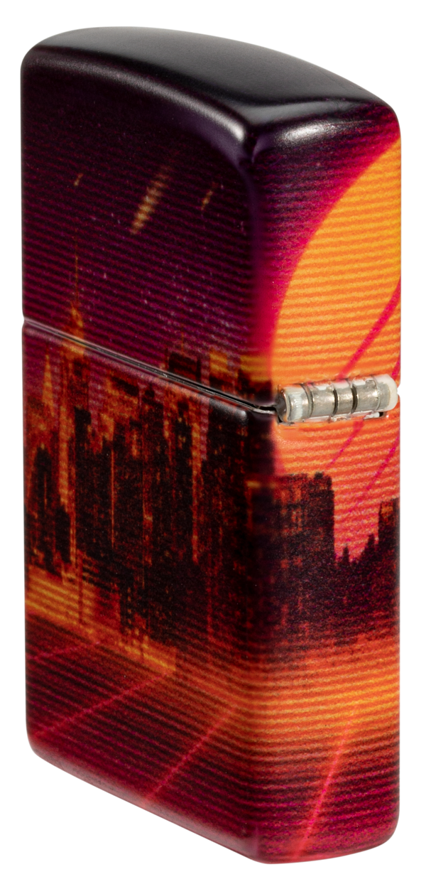 Zippo Cyberpunk City Skyline 540 Color Design, Matte Finish Lighter #48505