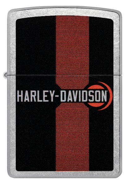 Zippo Harley Davidson Stripe Design, Street Chrome Lighter #48604