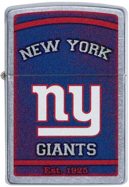 Zippo NFL New York Giants, Street Chrome Finish, Windproof Lighter #29954