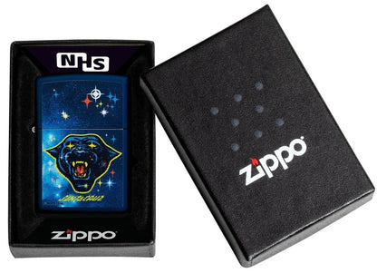 Zippo Santa Cruz Skateboards Panther, Navy Matte Finish Lighter #49613