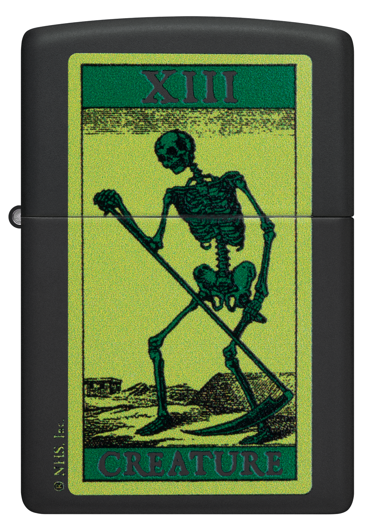 Zippo XIII Creature Design, Black Matte Lighter #48416