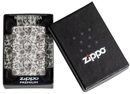 Zippo Skeleton 540° Glow In The Dark Design, Windproof Lighter #49458