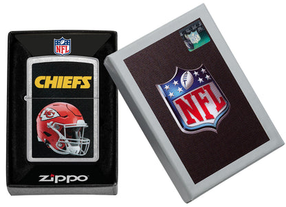 Zippo NFL Kansas City Chiefs Football Team, Street Chrome Lighter #48434