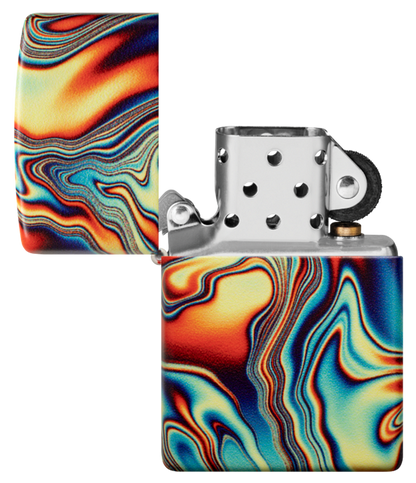 Zippo Marble Glow-In-The-Dark Green 540 Design Lighter #48612