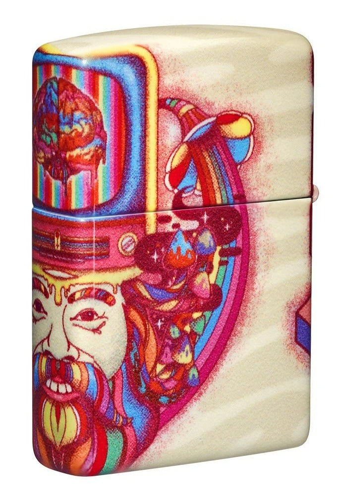 Zippo Trippy 540° Design, Psychedellic Good Vibes Windproof Lighter #49435