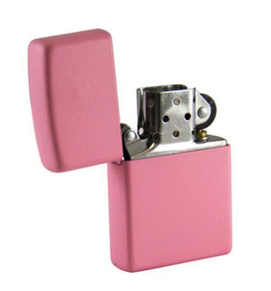 Zippo Pink Matte Lighter, Classic, Pink Matte Finish #238