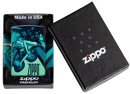 Zippo Mythical Mermaid 540 Design Lighter #48605