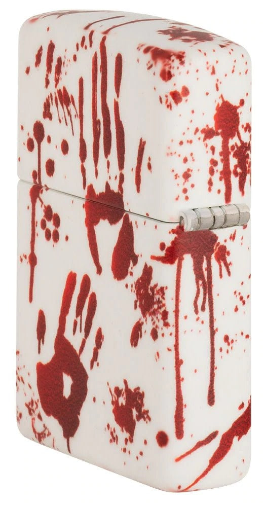 Zippo Bloody Hand Print Horror Design, 540° Design, Windproof Lighter #49808